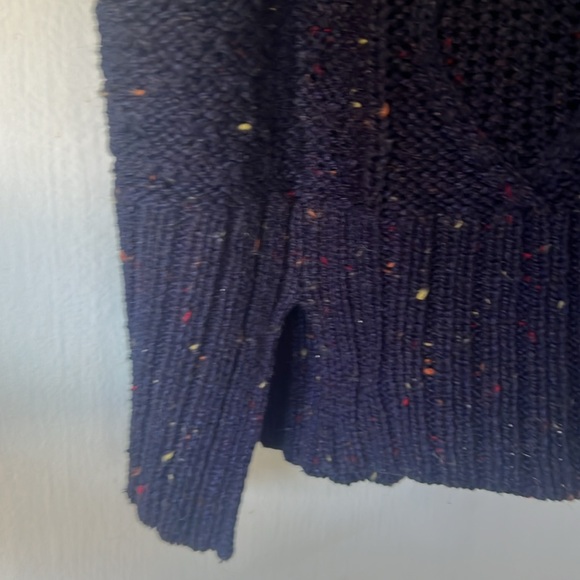 Urban Outfitters BDG Navy Blue Speckled Pullover Sweater - Men’s S - Picture 6 of 12